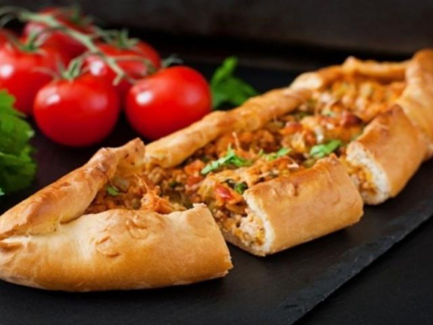 Pomegranate Molasses Meat Pie