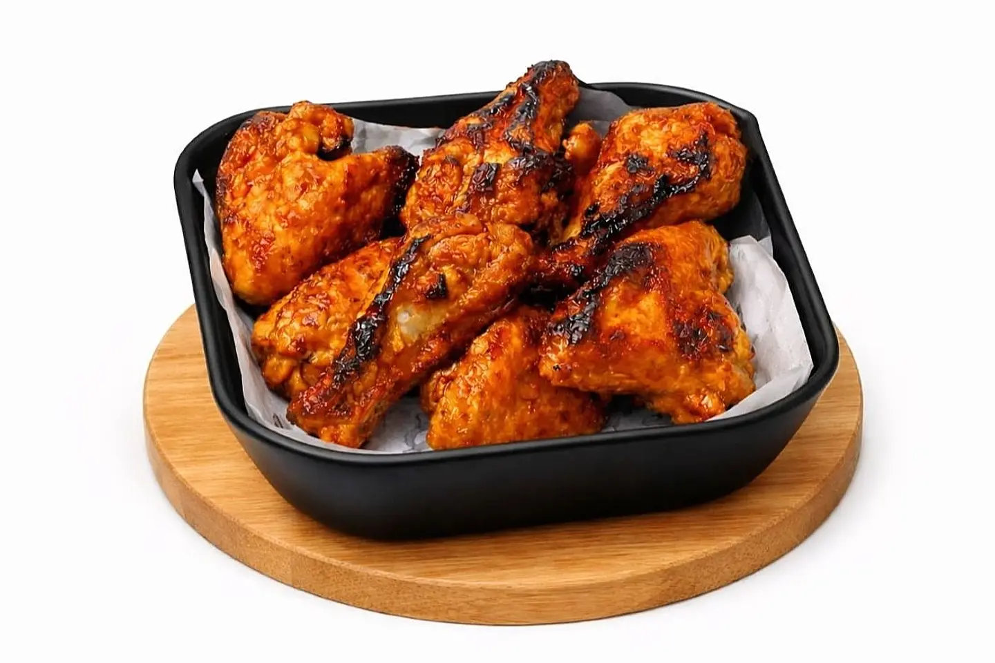 6 Pieces Of Charcoal Grilled Wings