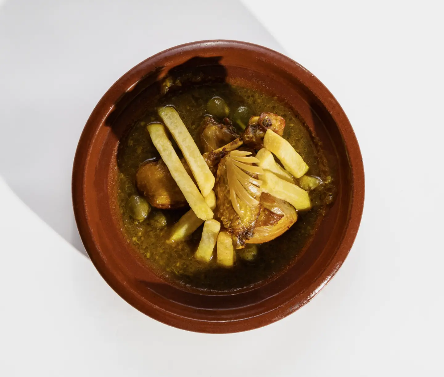 طاجن دجاج زيتون