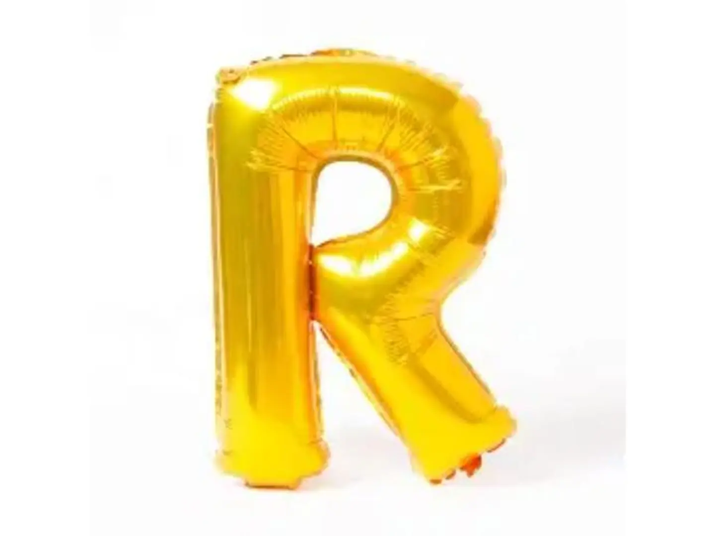 Gold Letter Balloon R