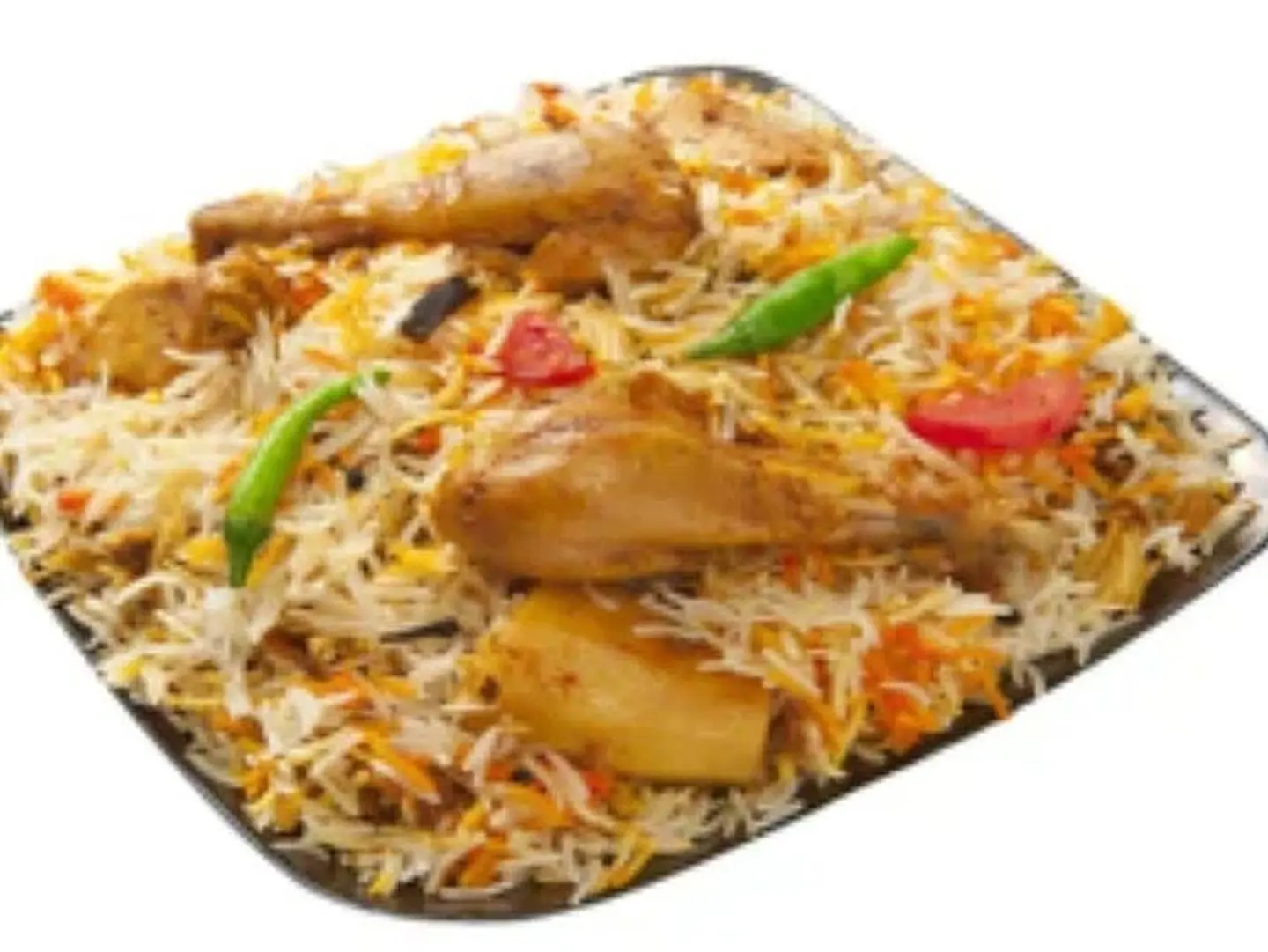 Half A Chicken Zurbian With Rice
