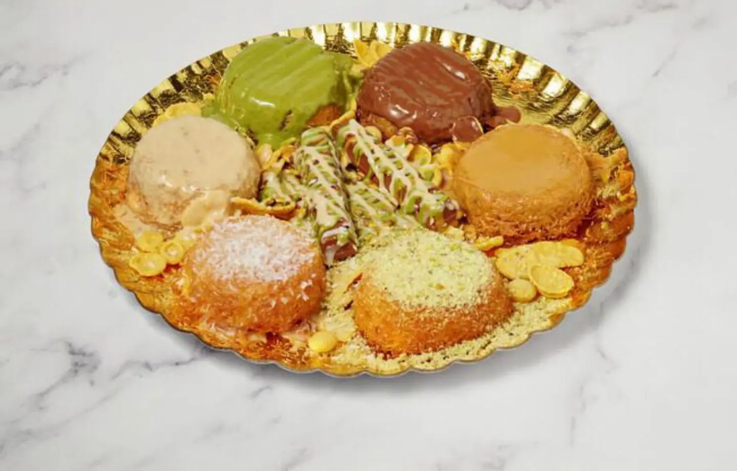 كنافة ميني مشكل 12 قطع