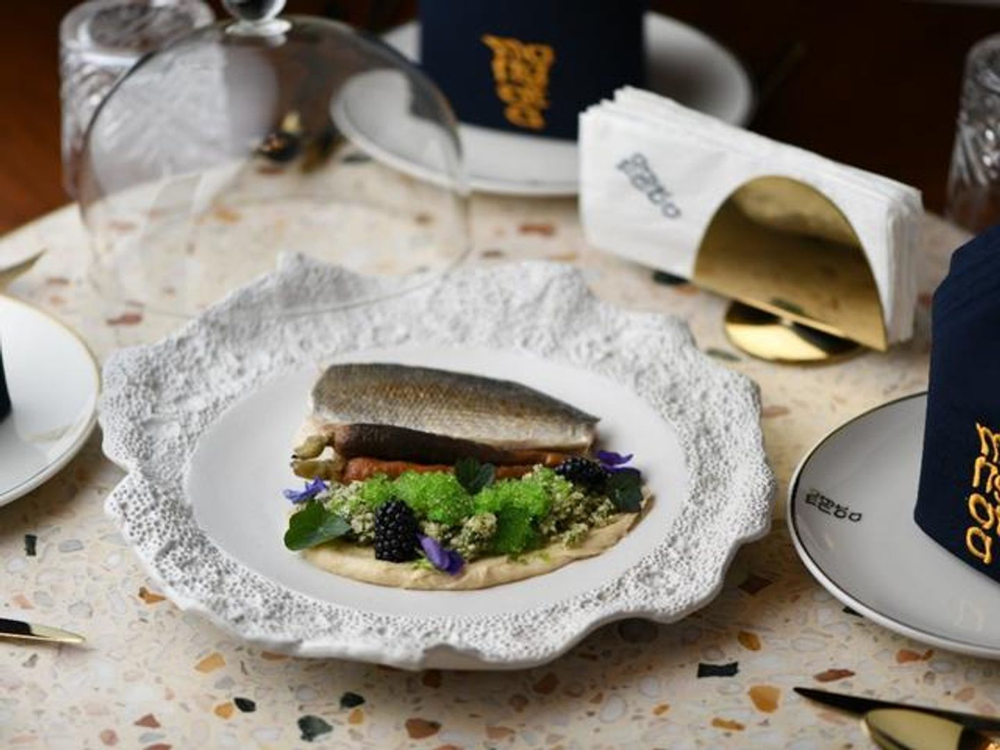 Steamed Seabass
