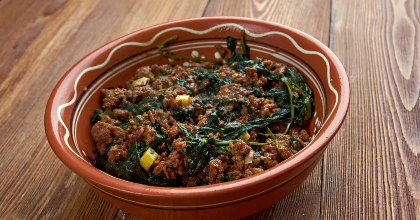 سبانخ باللحم