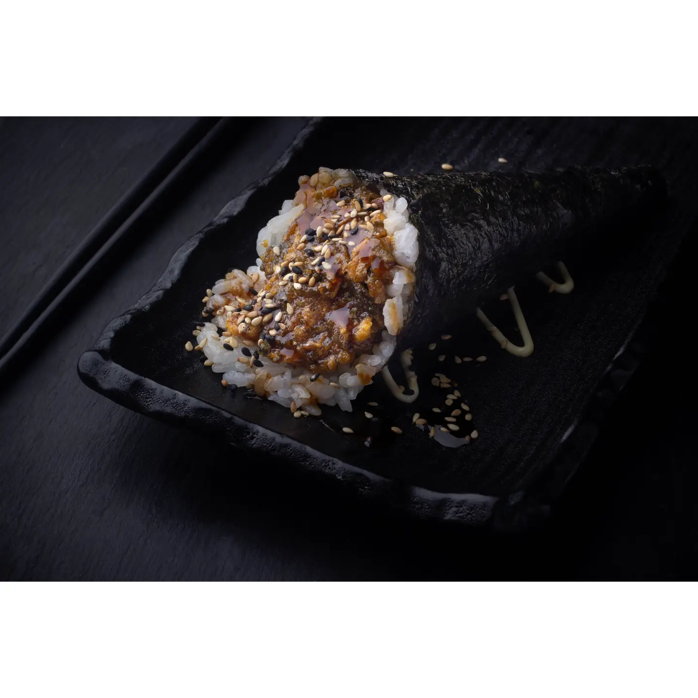 Crispy Salmon Temaki