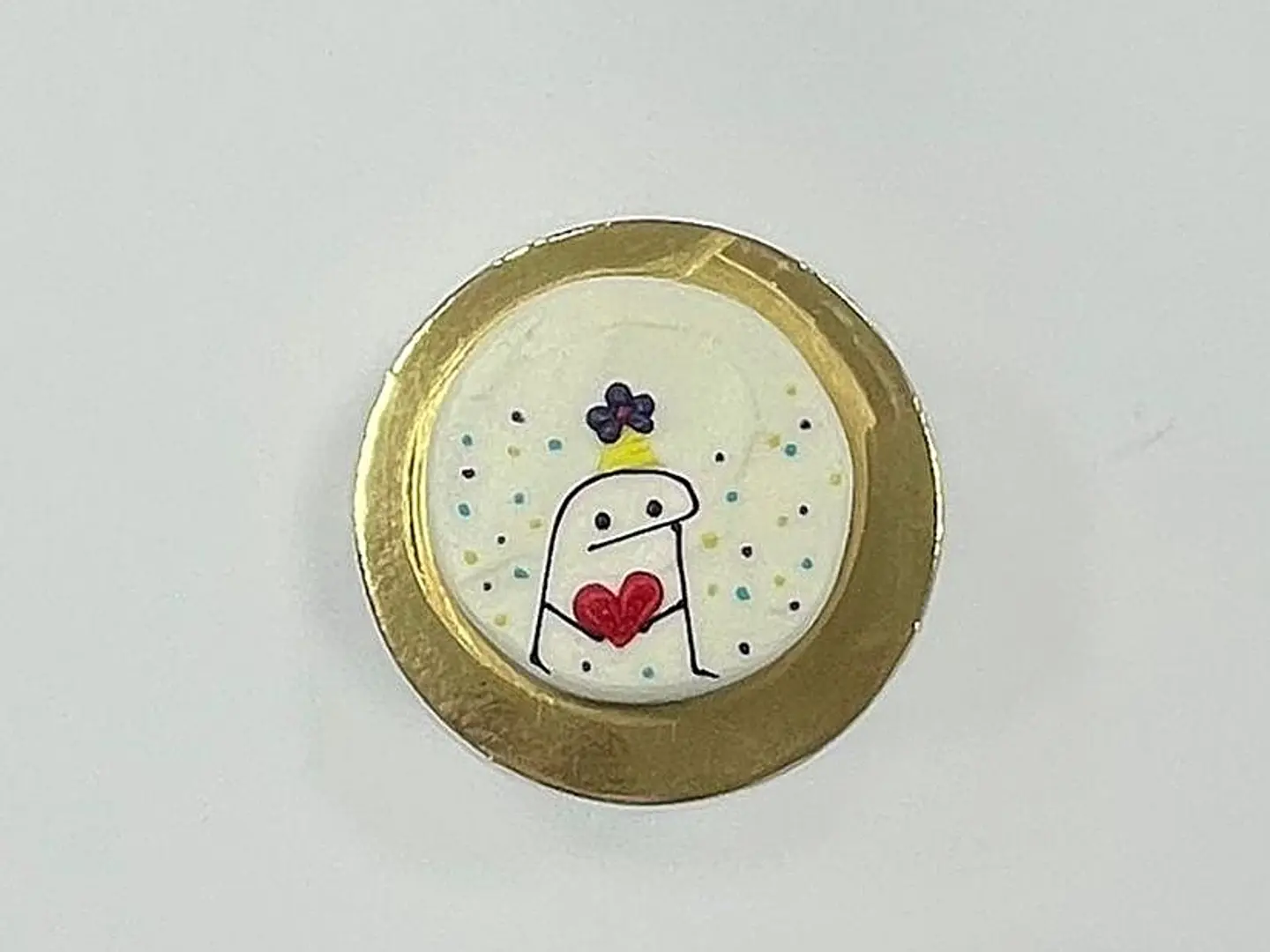 ميني كيك رسمة ٤ انش- نكهة الشوكولاته