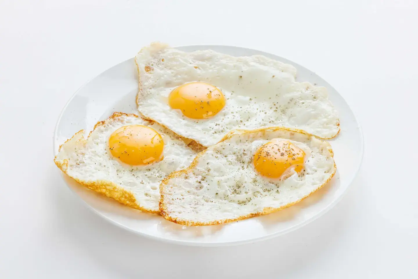 Sunny Side Up Eggs With Cheese