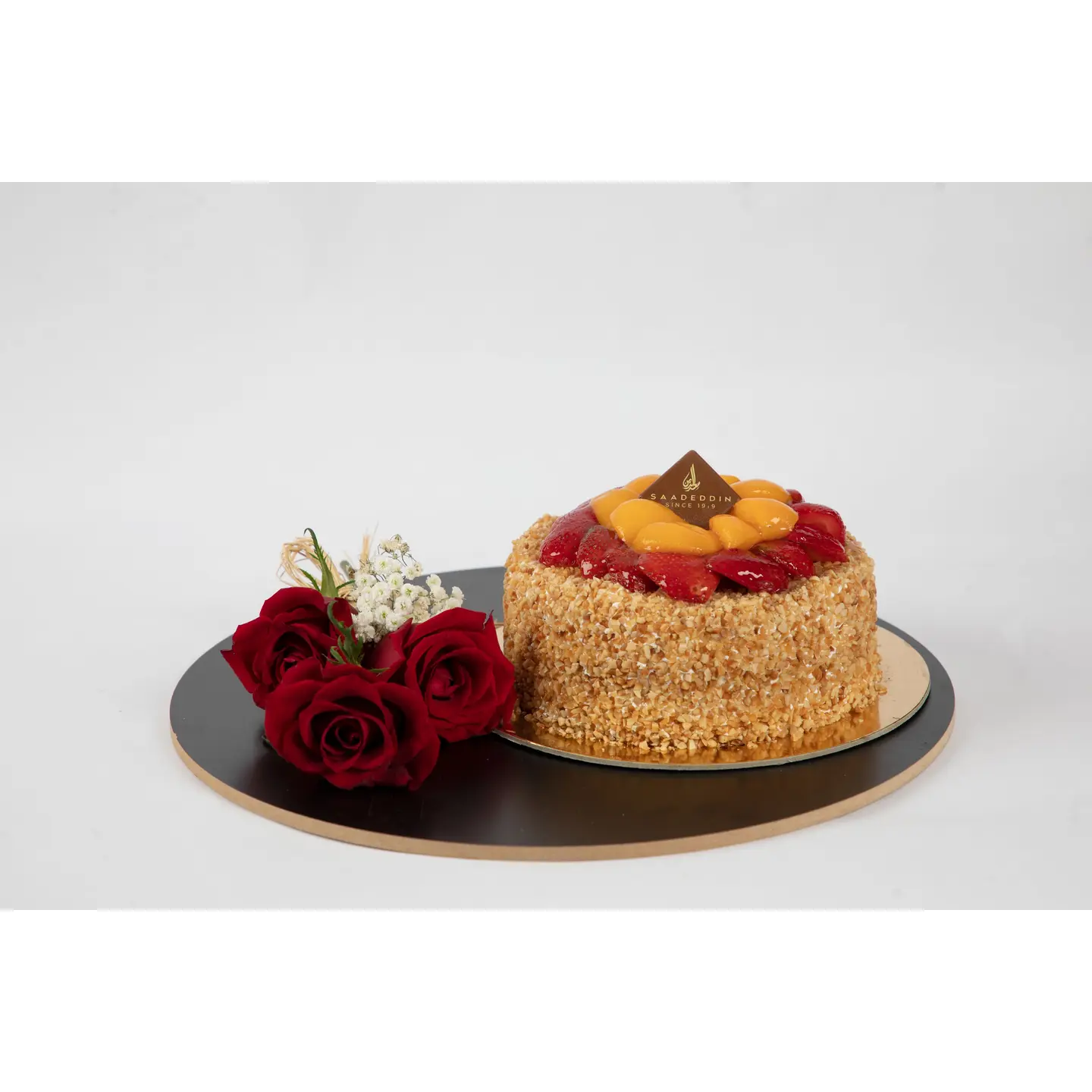 Fruit Cake With Flowers