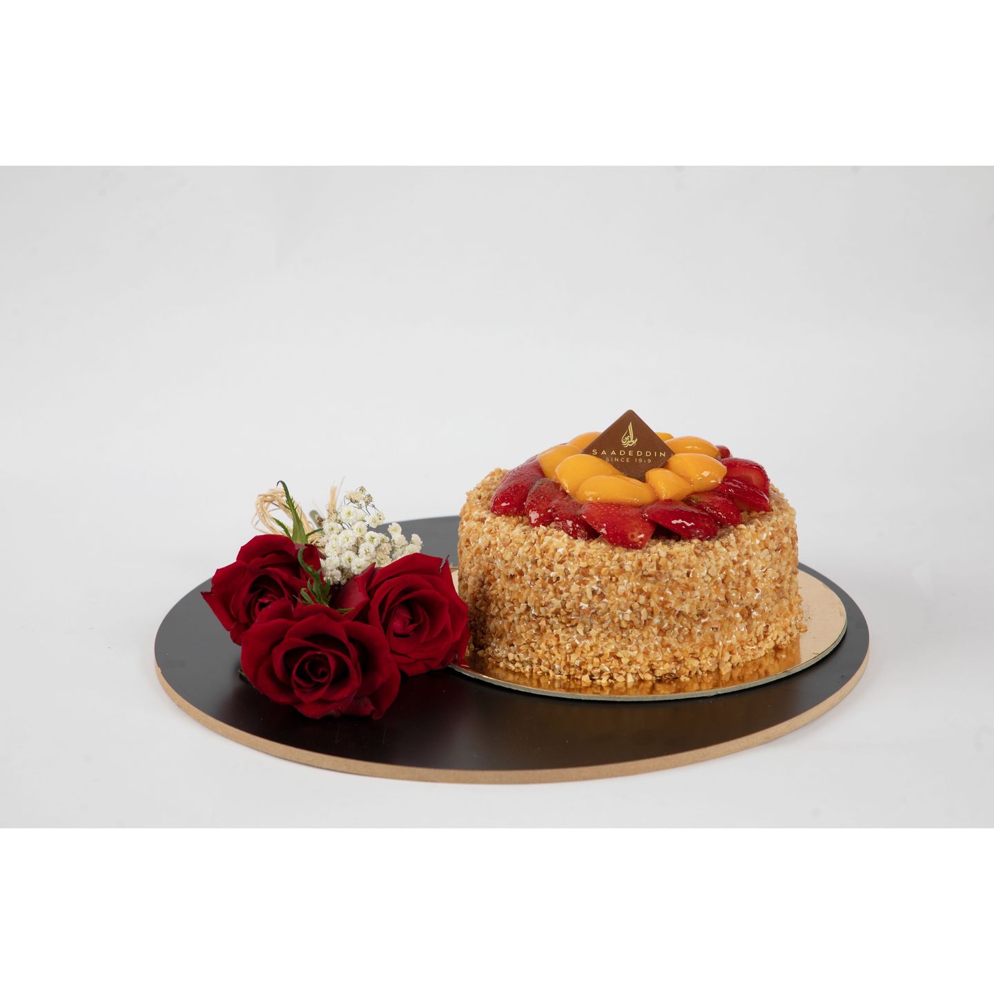 Fruit Cake With Flowers