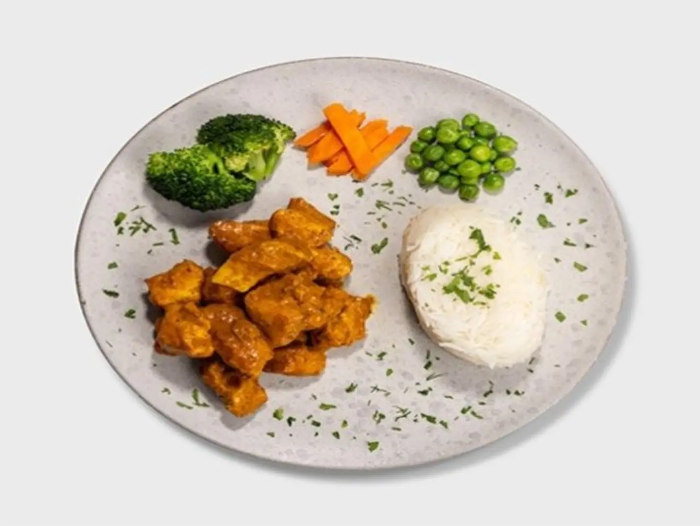Butter Chicken With Veggies And Rice