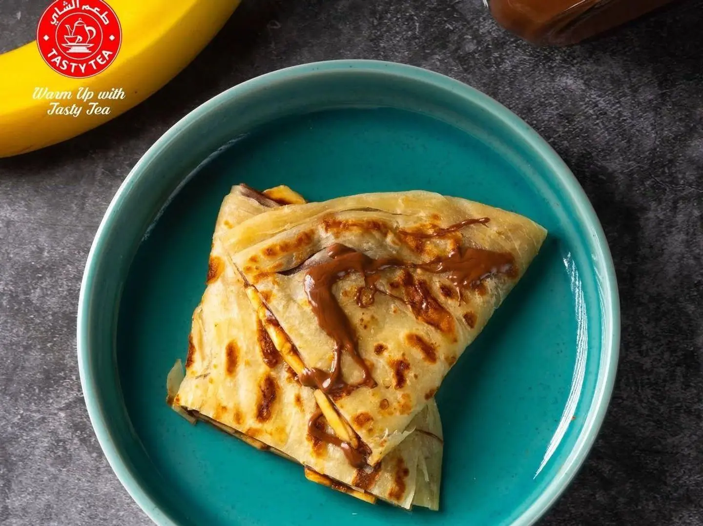 Nutella Banana Paratha