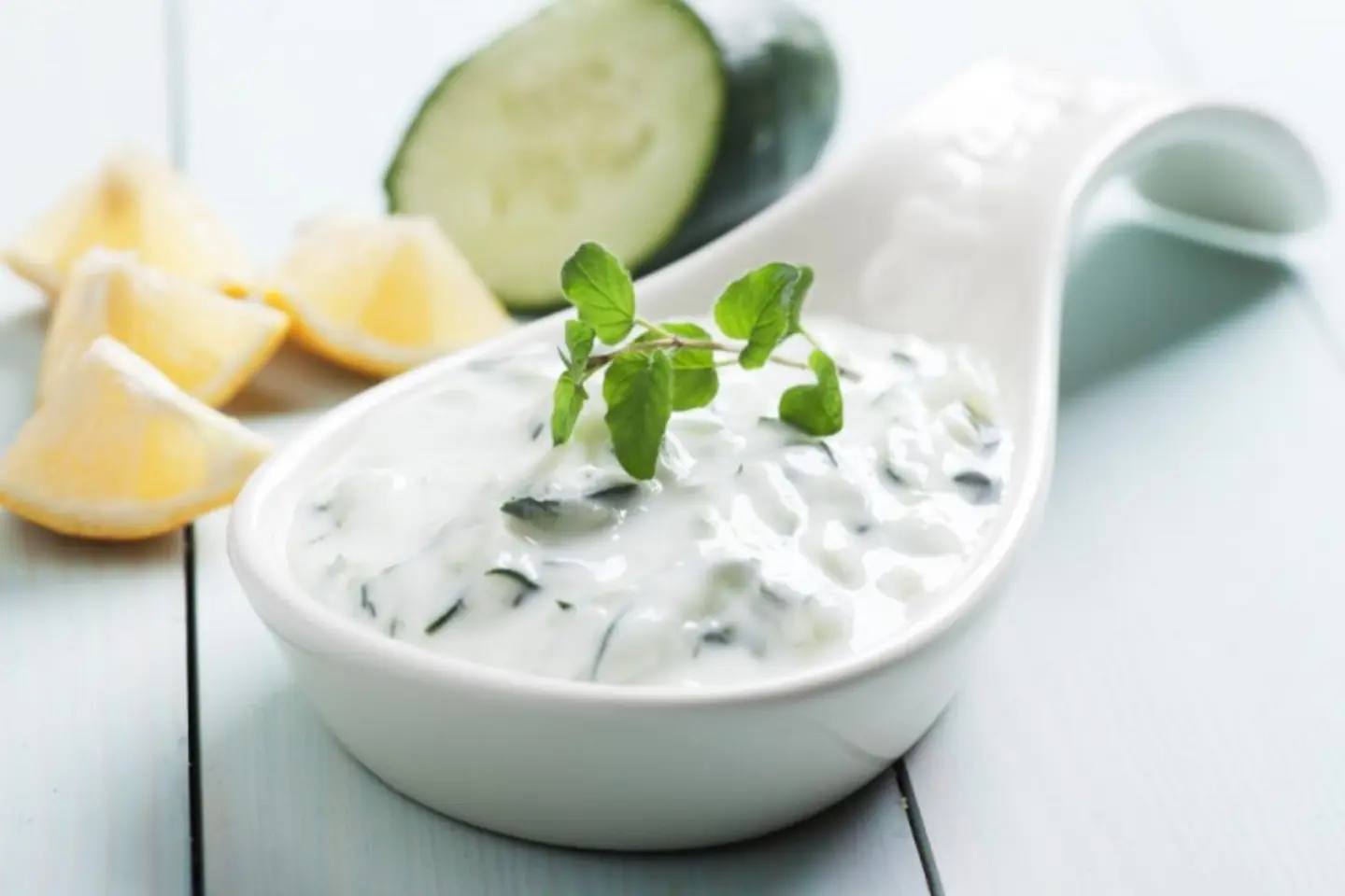 Cucumber With Laban - Spicy Cucumber With Laban