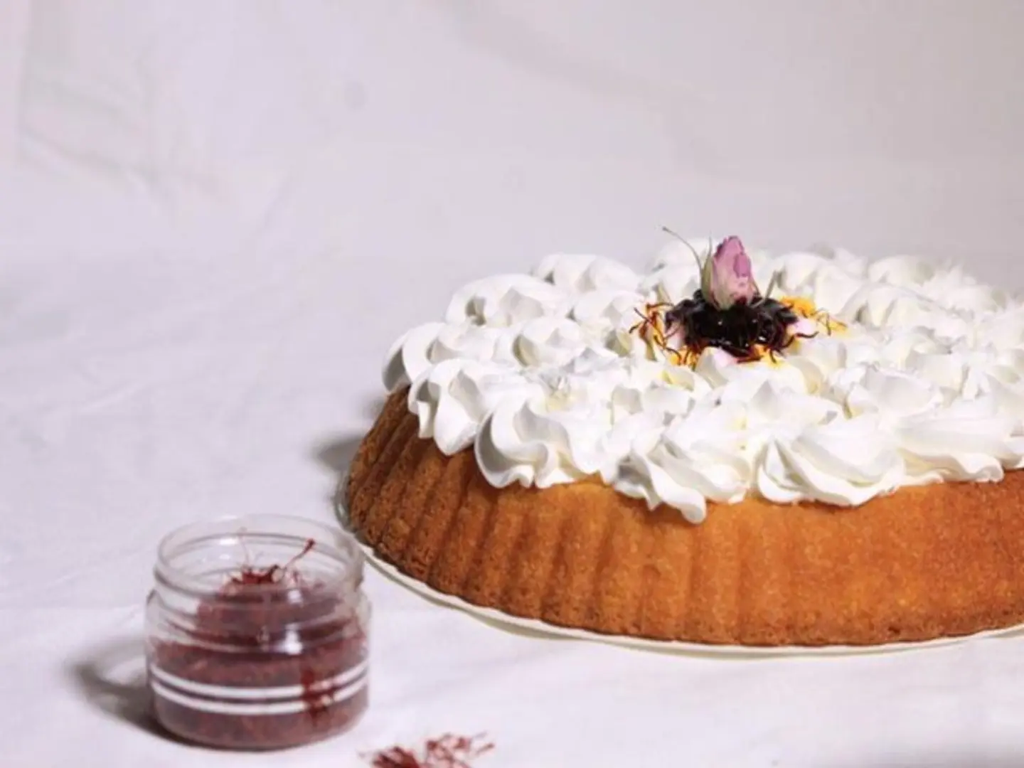 كيكة الزعفران