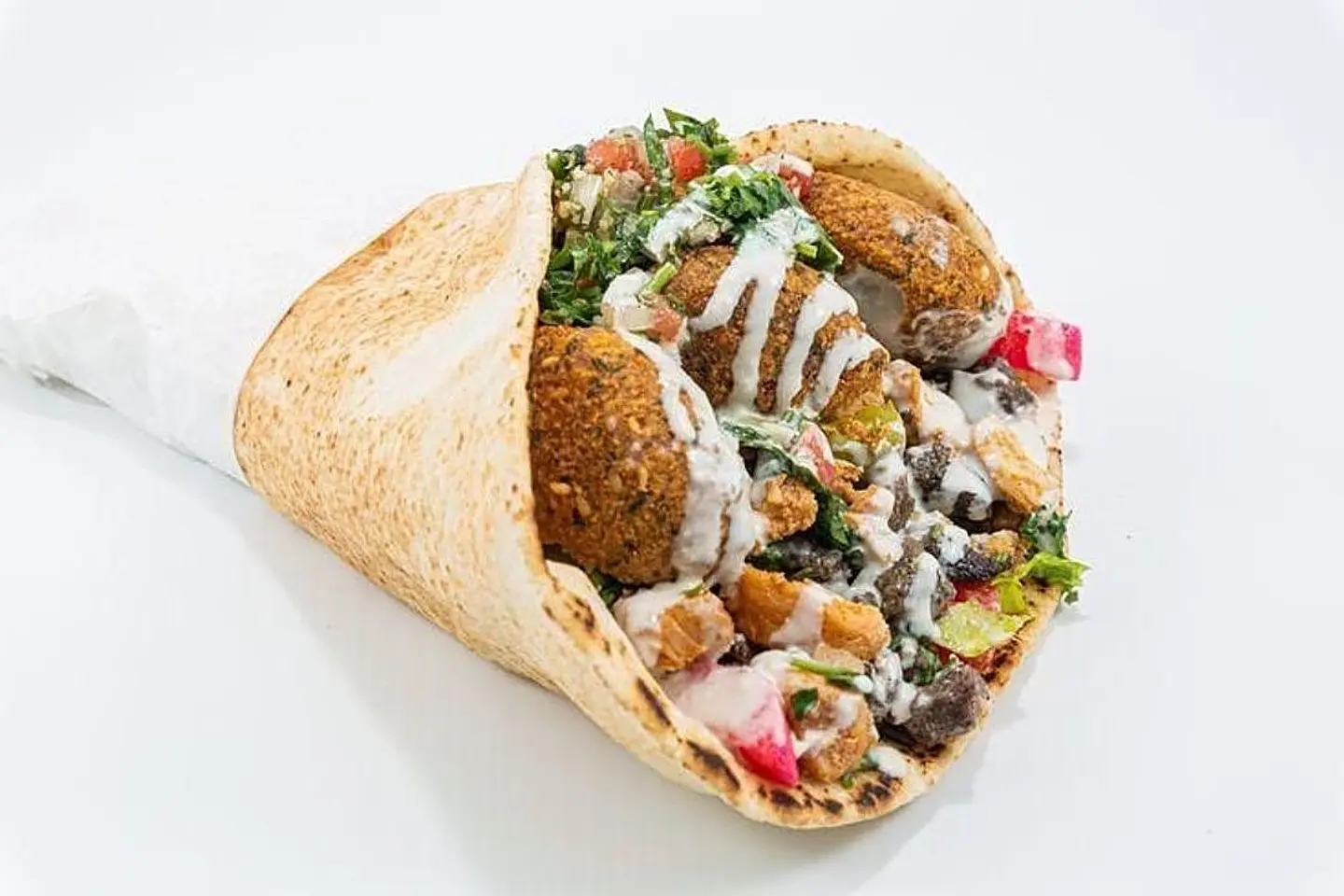 Falafel Mixed With Cheese