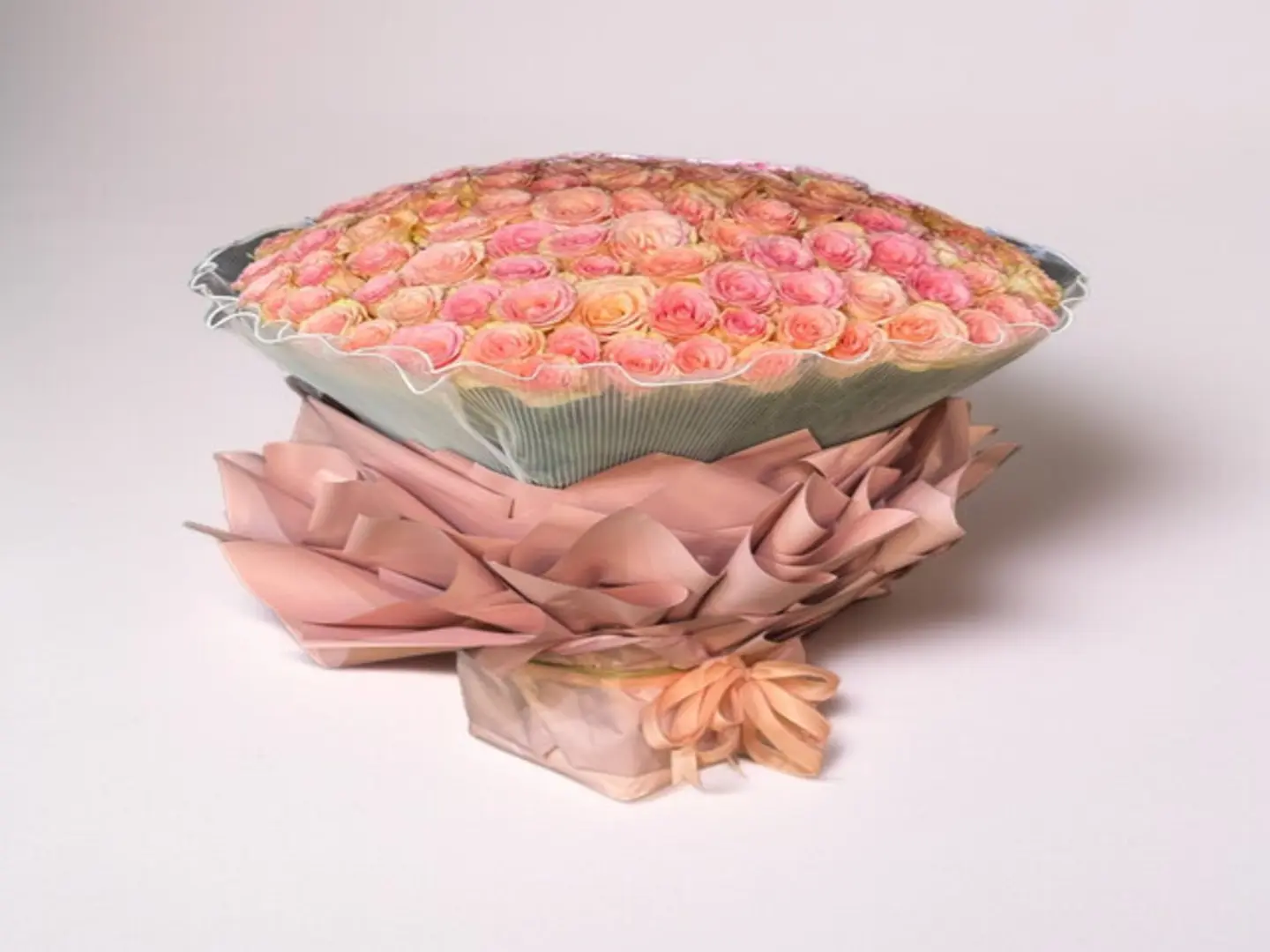 Apricot Goree Rose Bouquet