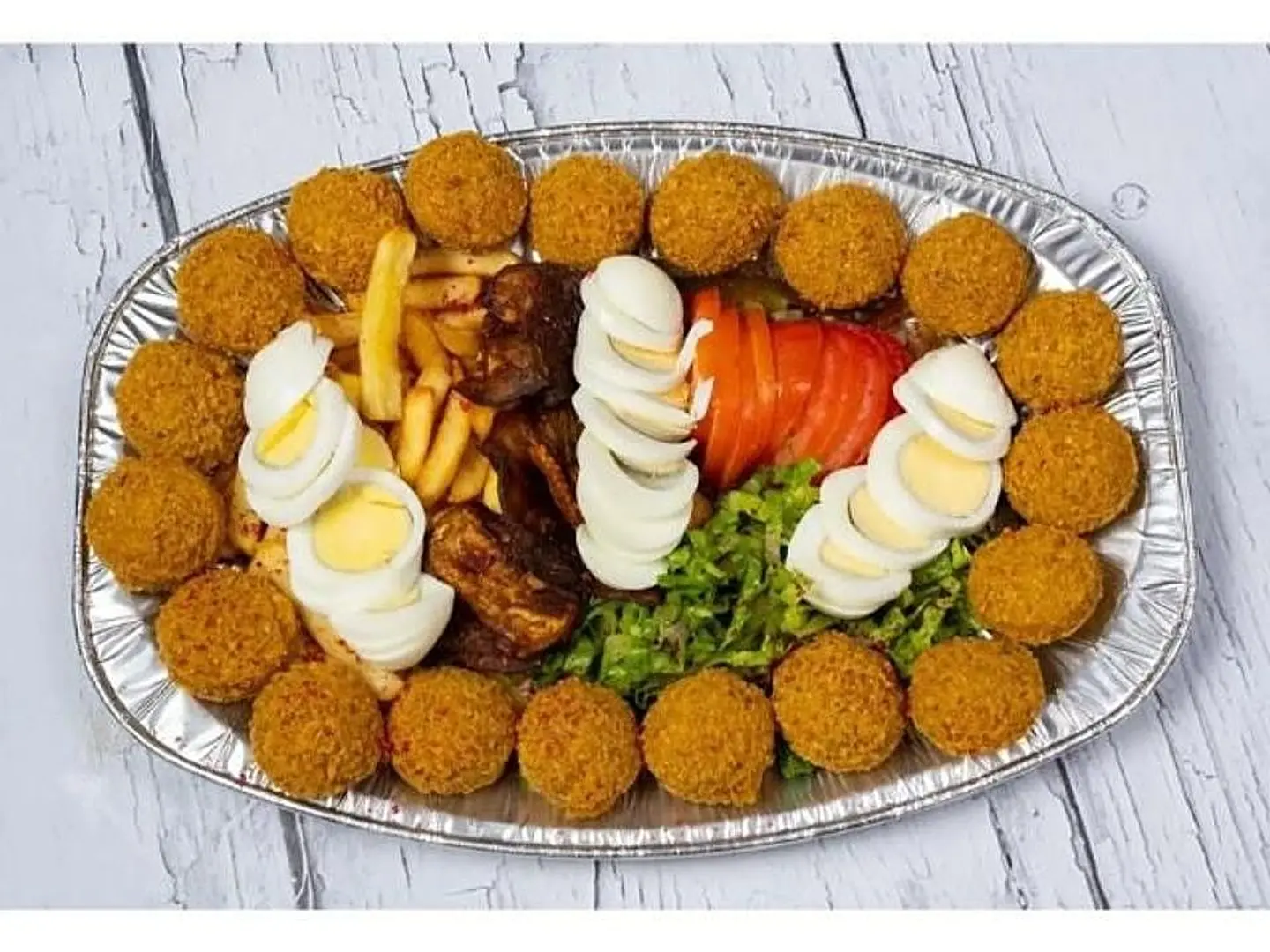 Falafel With Egg Plate