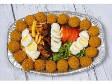 صحن فلافل بالبيض