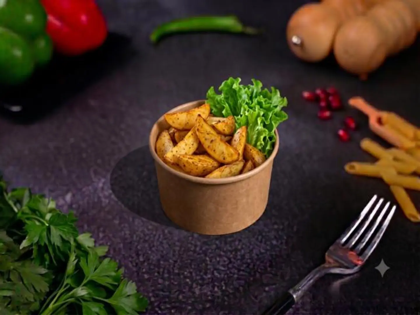Potato Wedges Bucket