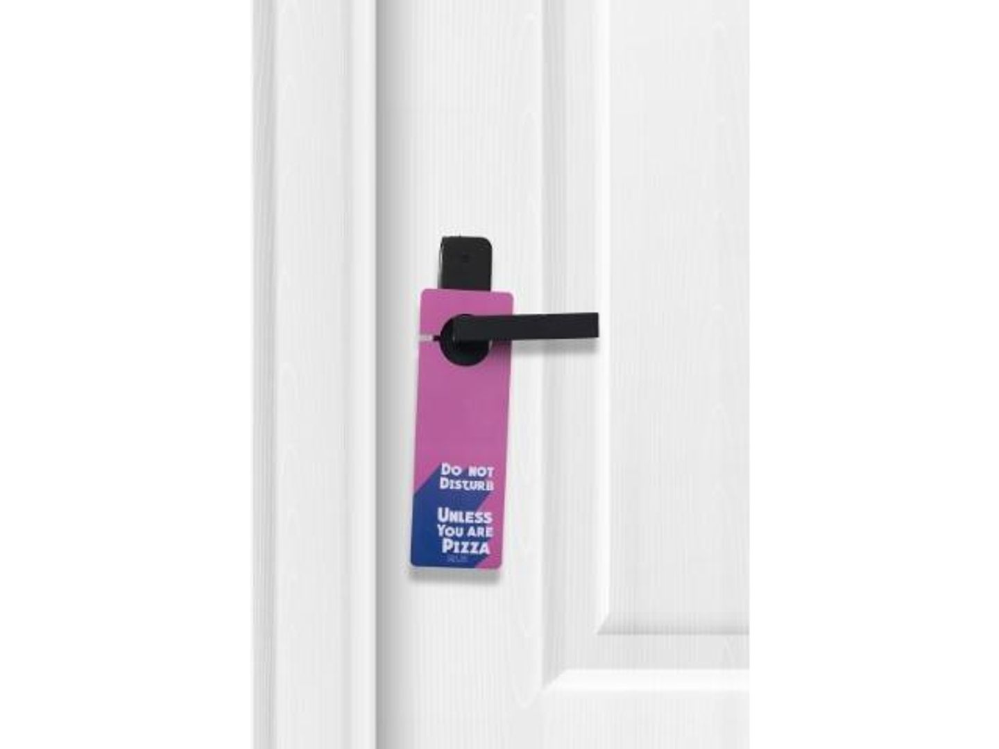 Don’t Disturb Unless You’re Pizza Door Hanger