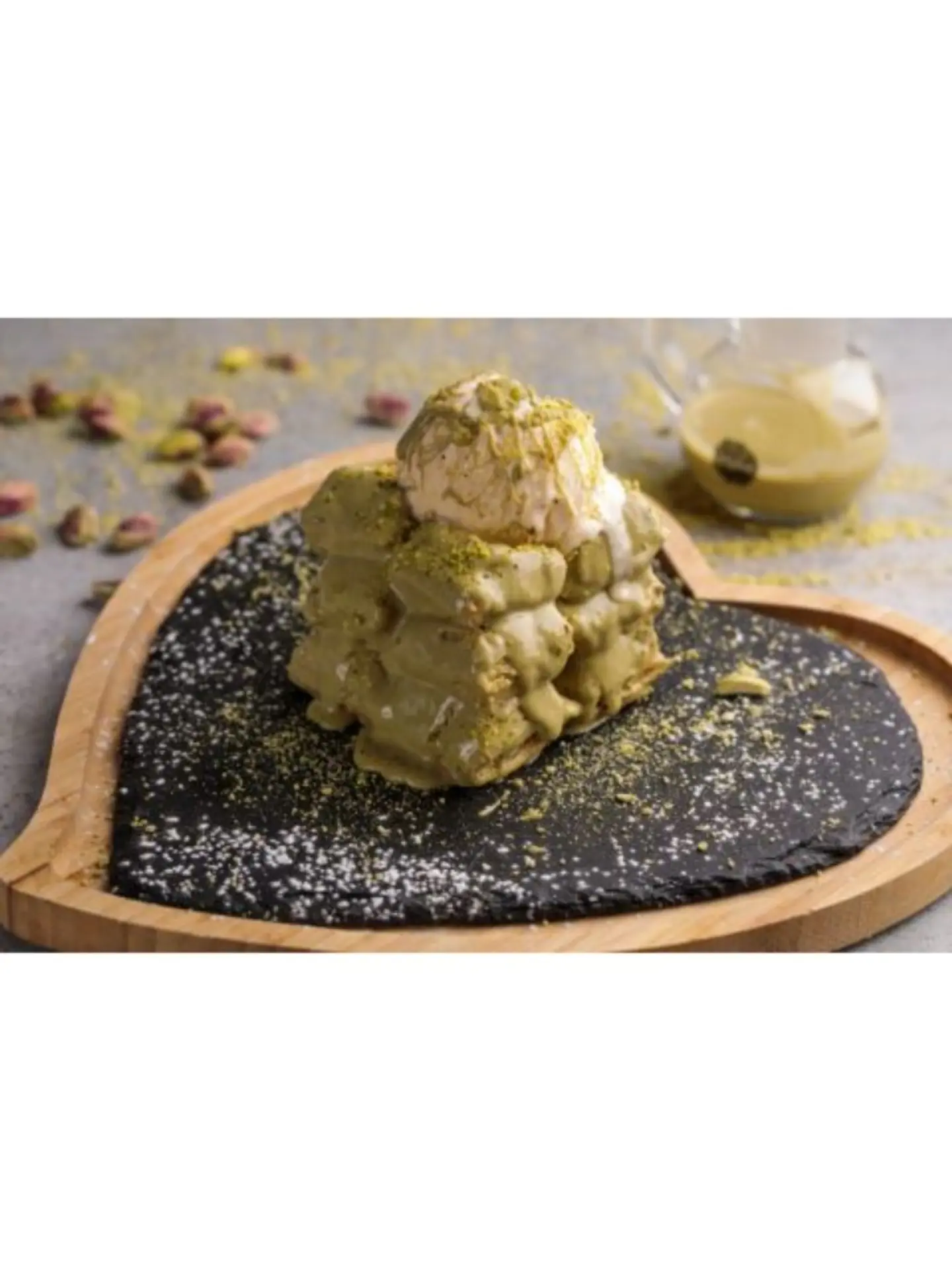 Mini Waffle Pistachio