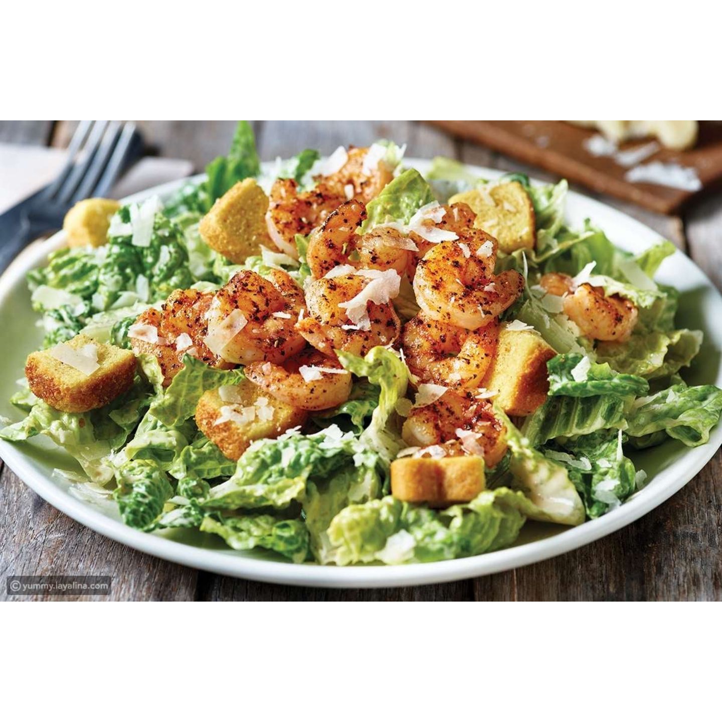 Caesar Salad With Shrimp