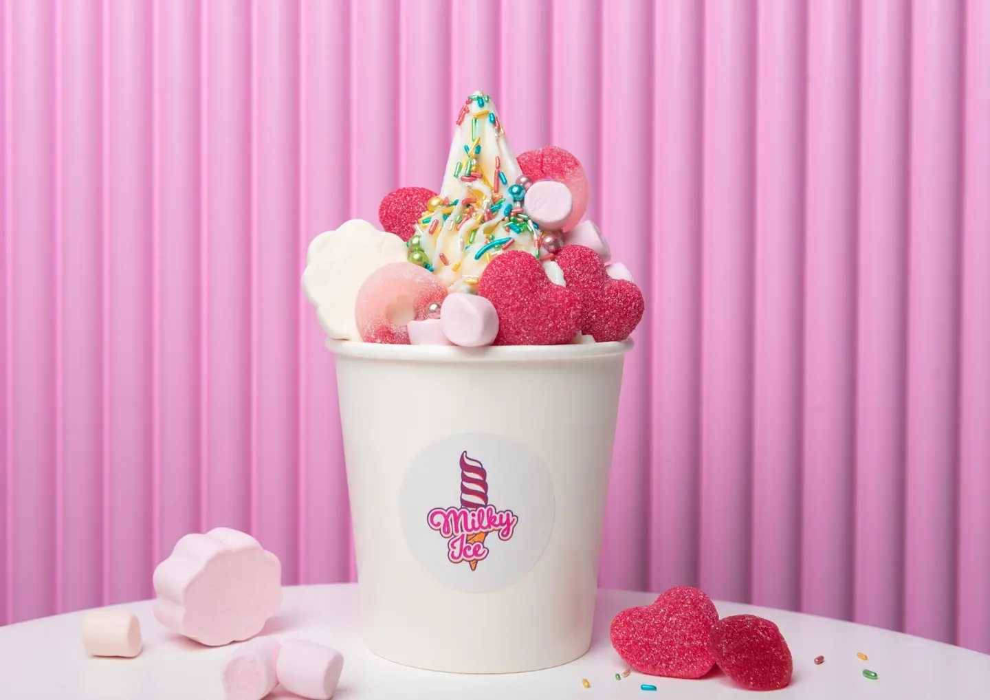 Pinky Love Ice Cream