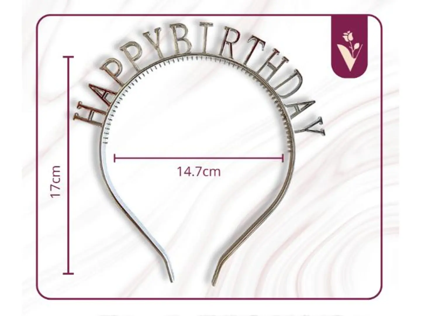 أطواق رأس عيد ميلاد فضي