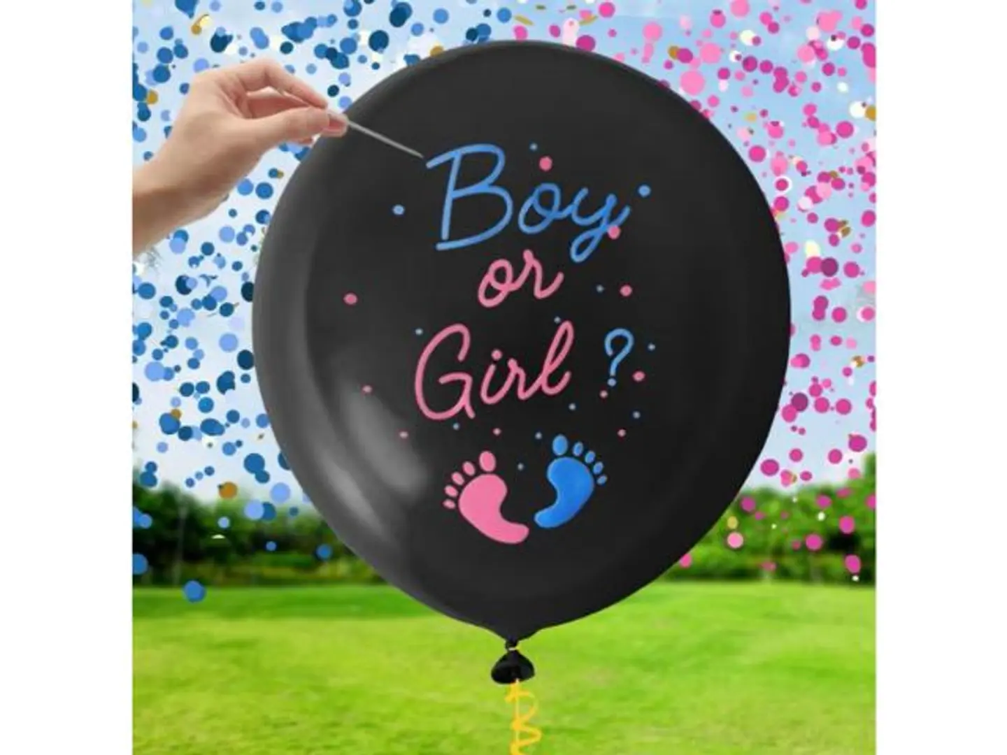 بالون تحديد الجنين ذكر