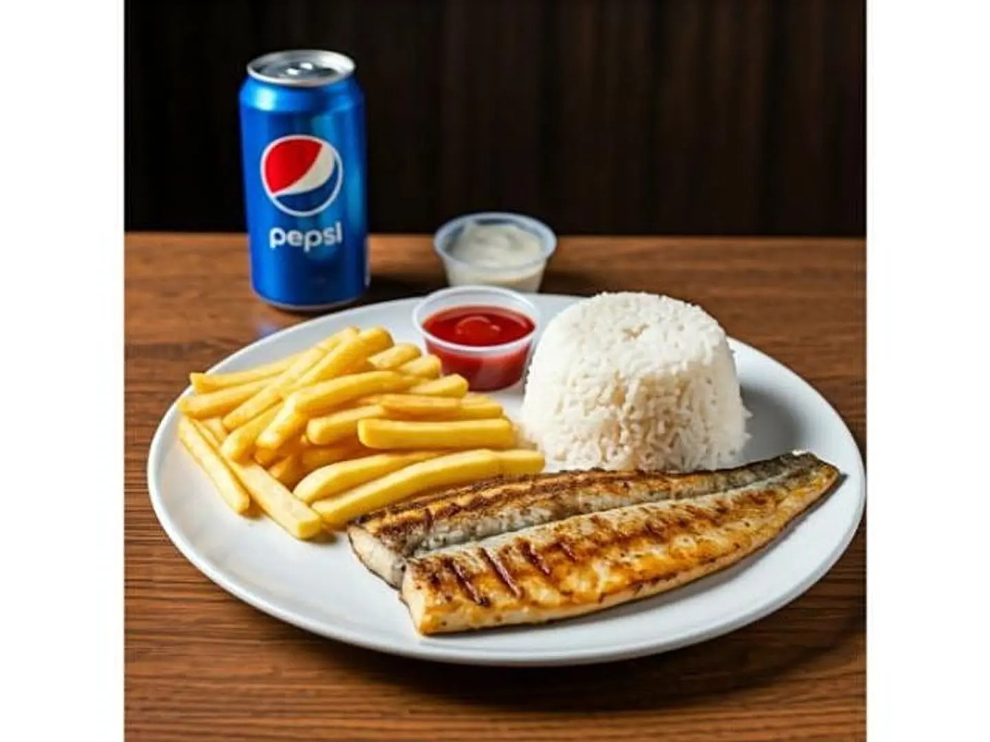 Baked Fish Fillet Meal For One