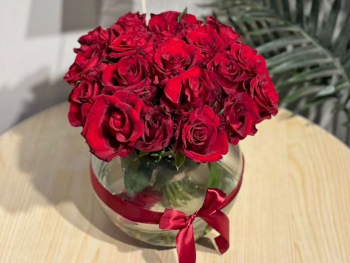 Red Heart Vase