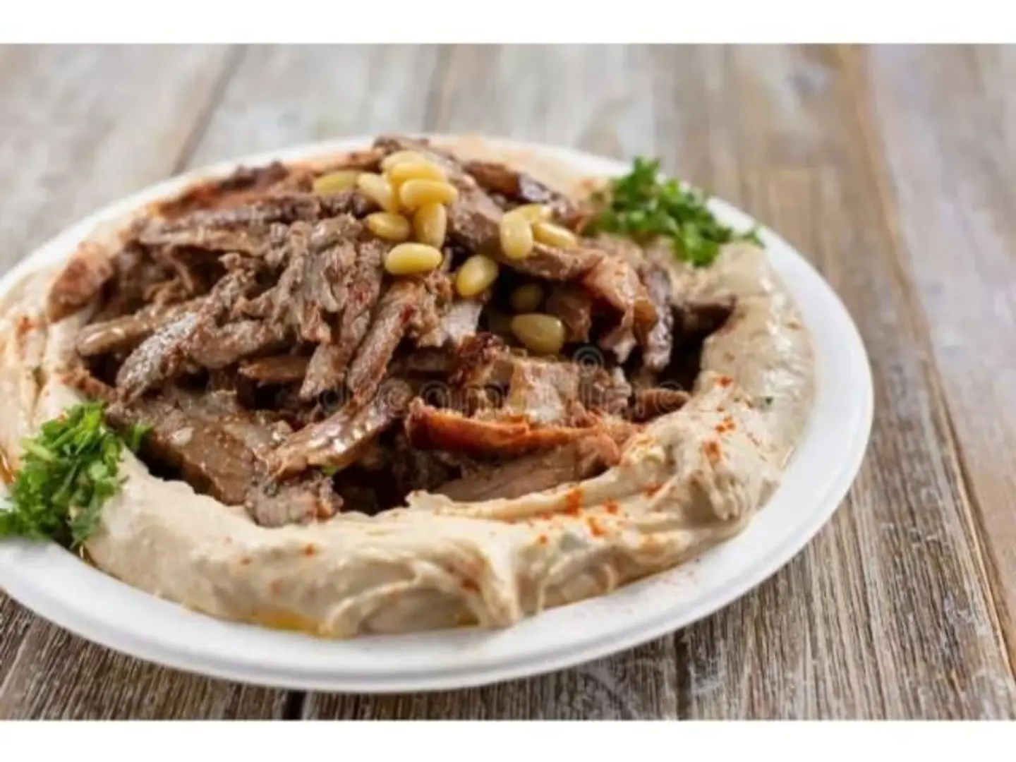 Beef Shawarma Hummus