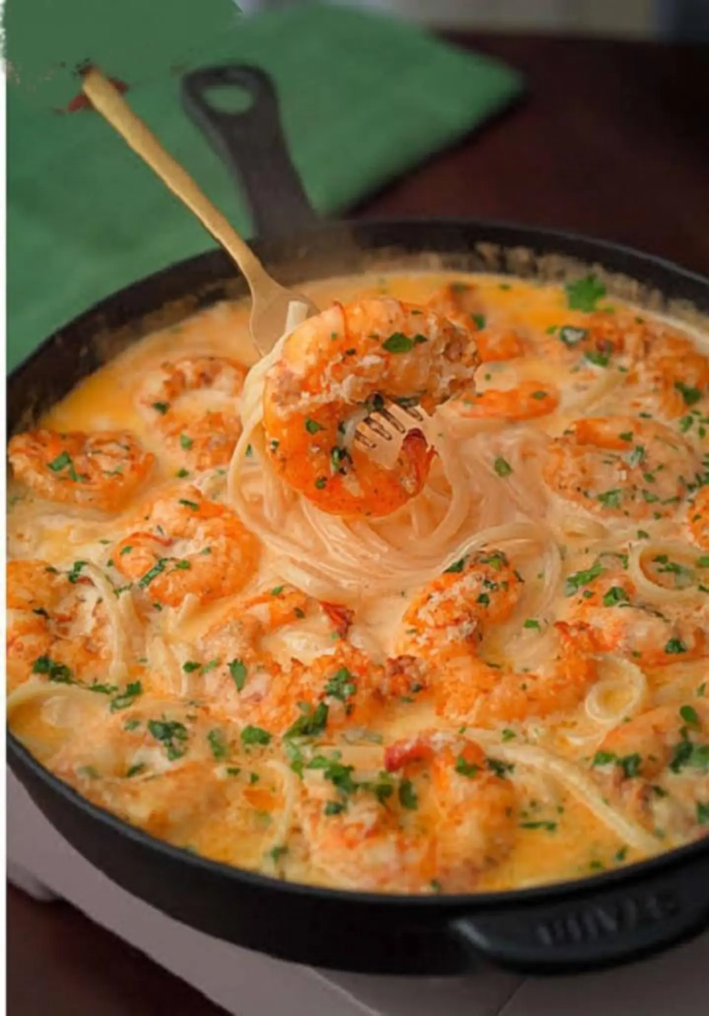 Fish Vip Pasta With White And Red Sauce