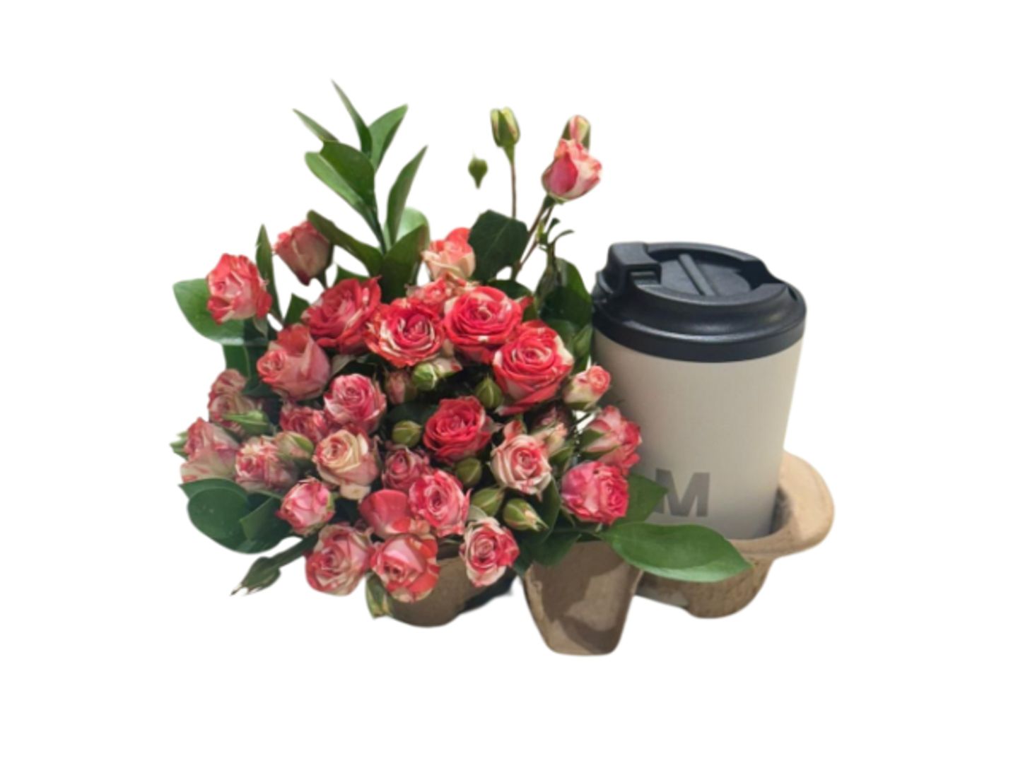 Baby Rose And Coffee Arrangement