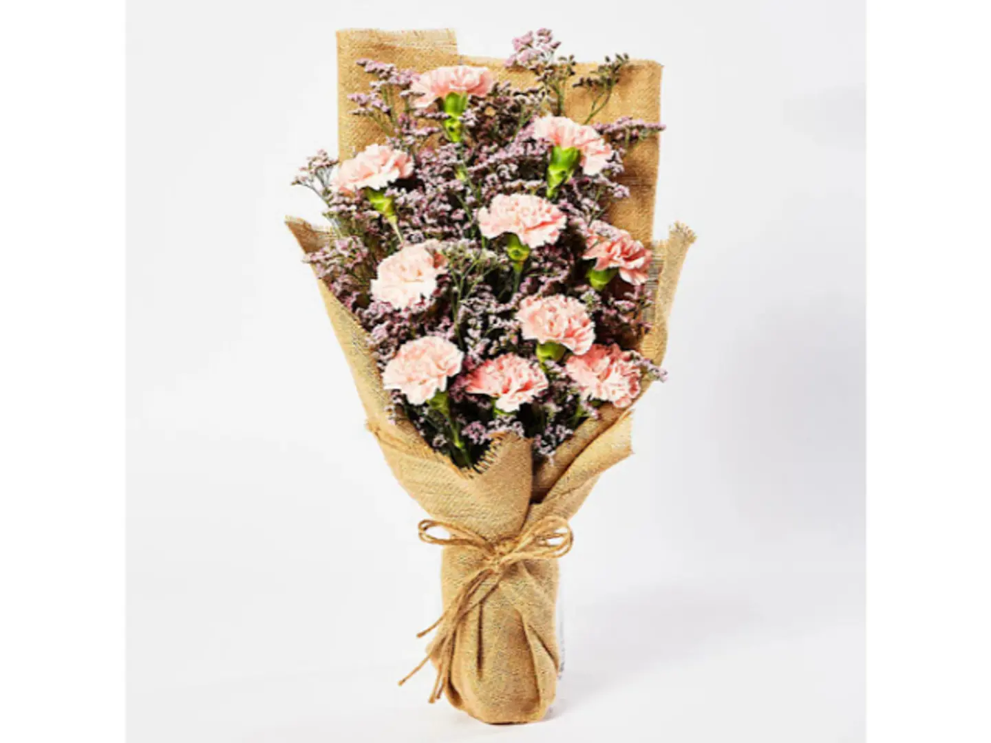 باقة قرنفل وردية جميلة