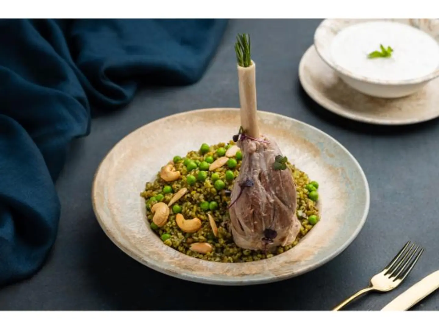 Freekeh With Lamb Shank