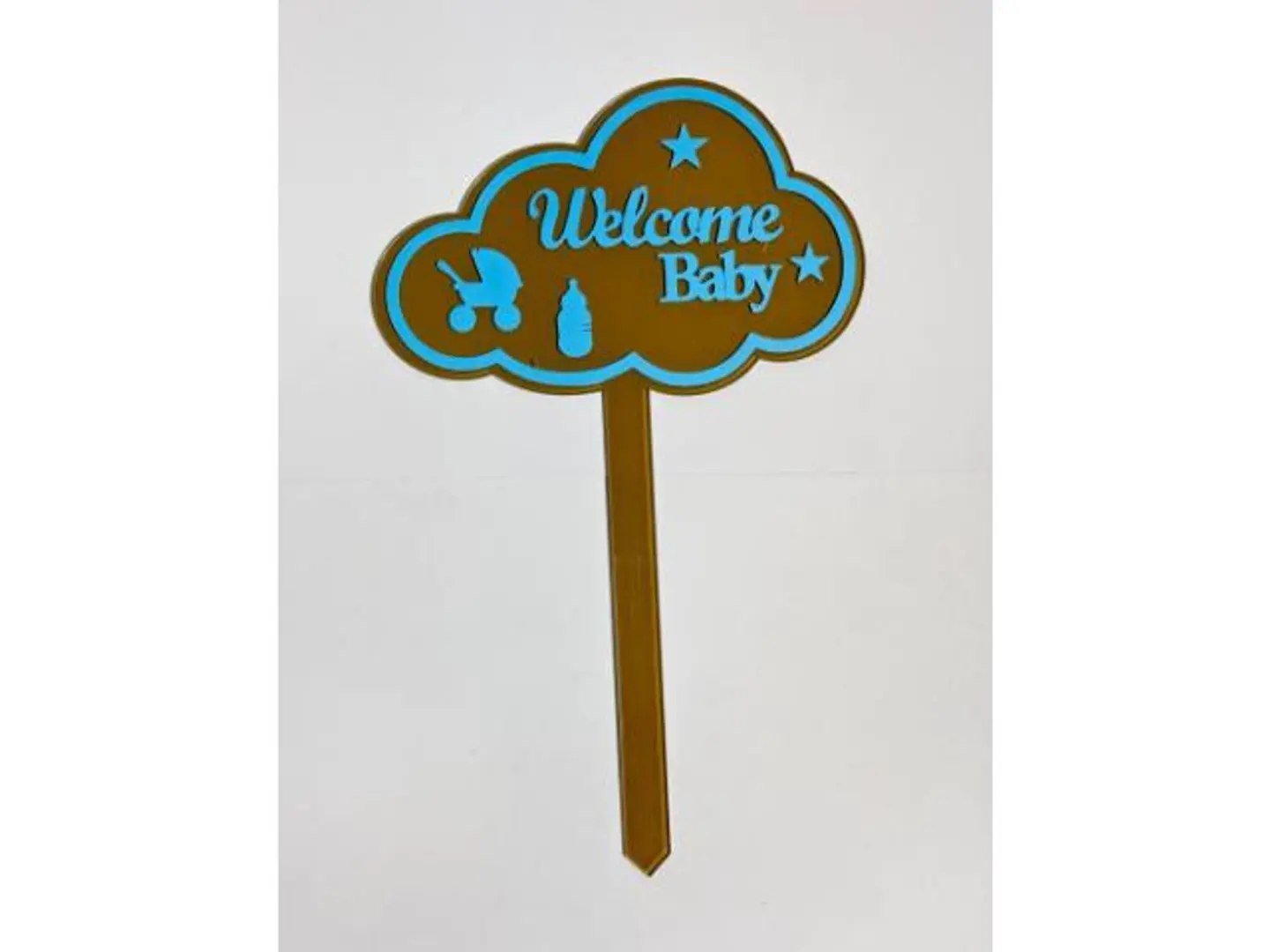 New Baby Boy Plant Arrangement 1