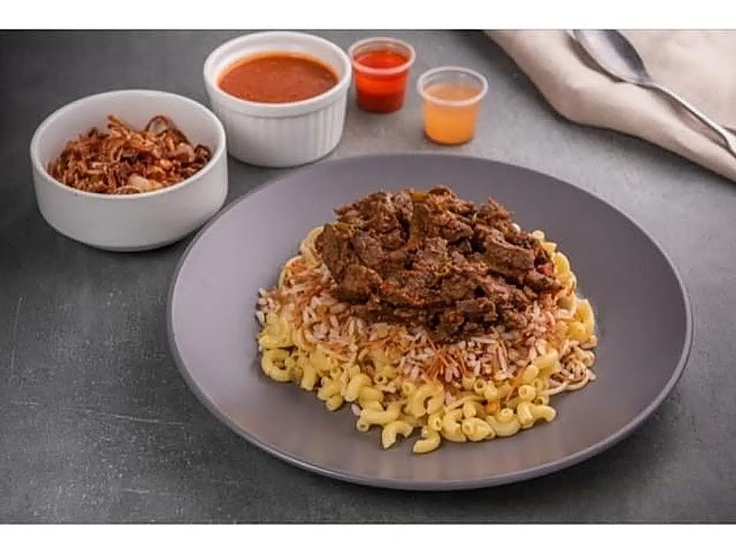 Small Koshari Box With Liver