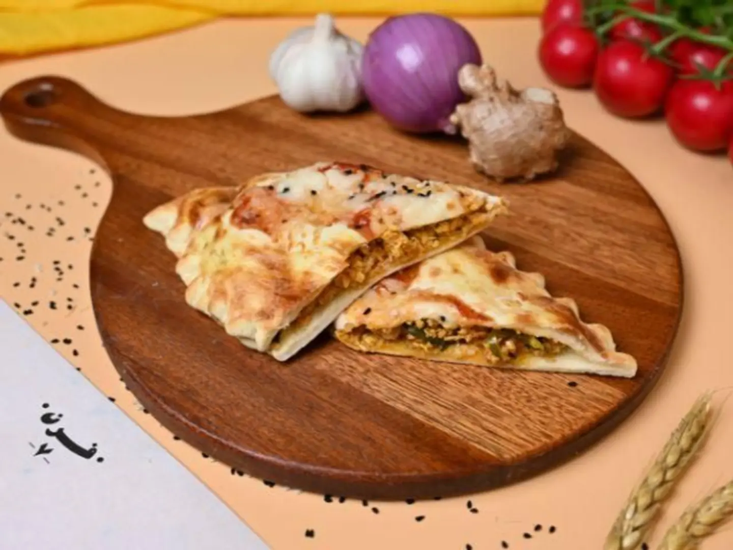 كالزوني دجاج عادي