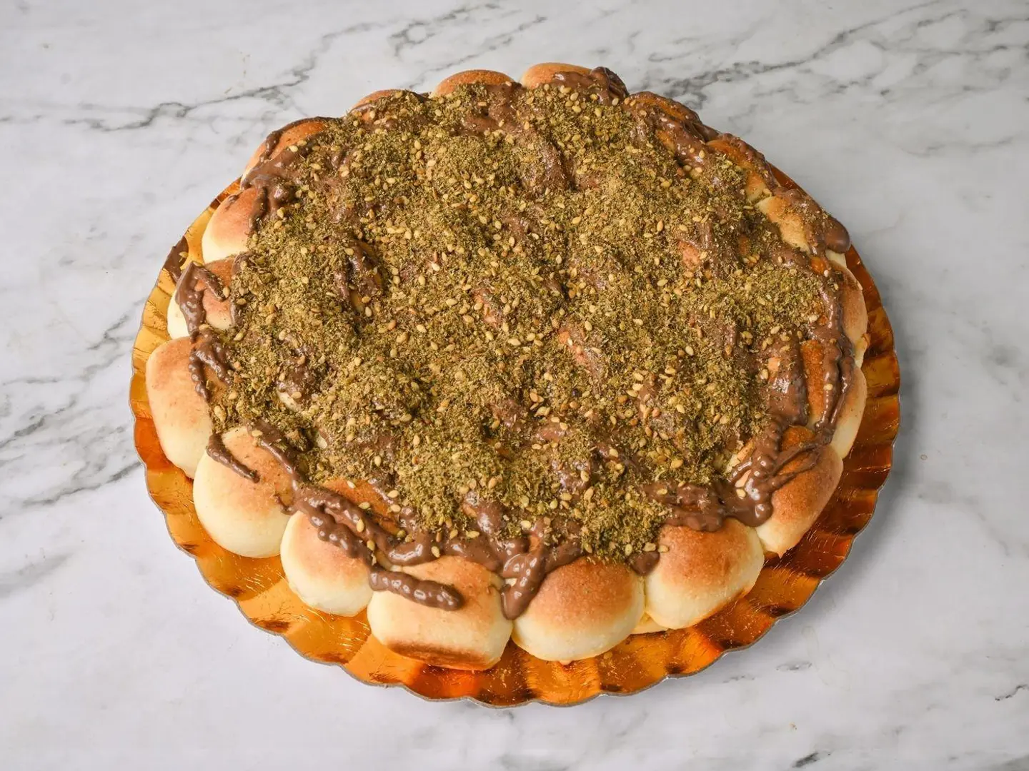 خلية نوتيلا و زعتر كبير