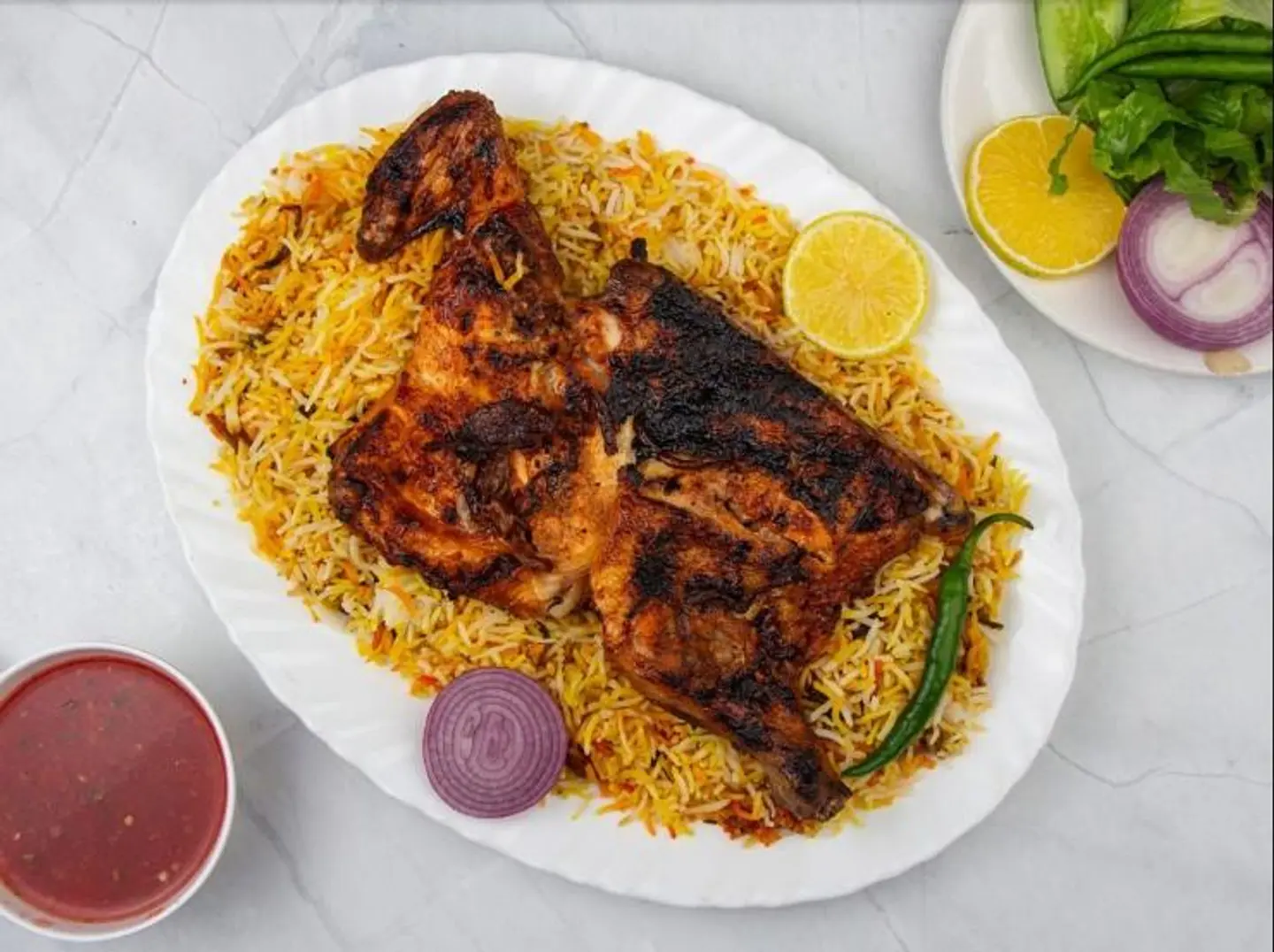 Grilled Chicken With Rice