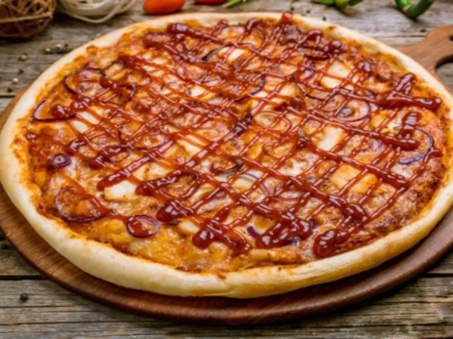 Medium Bbq Pizza