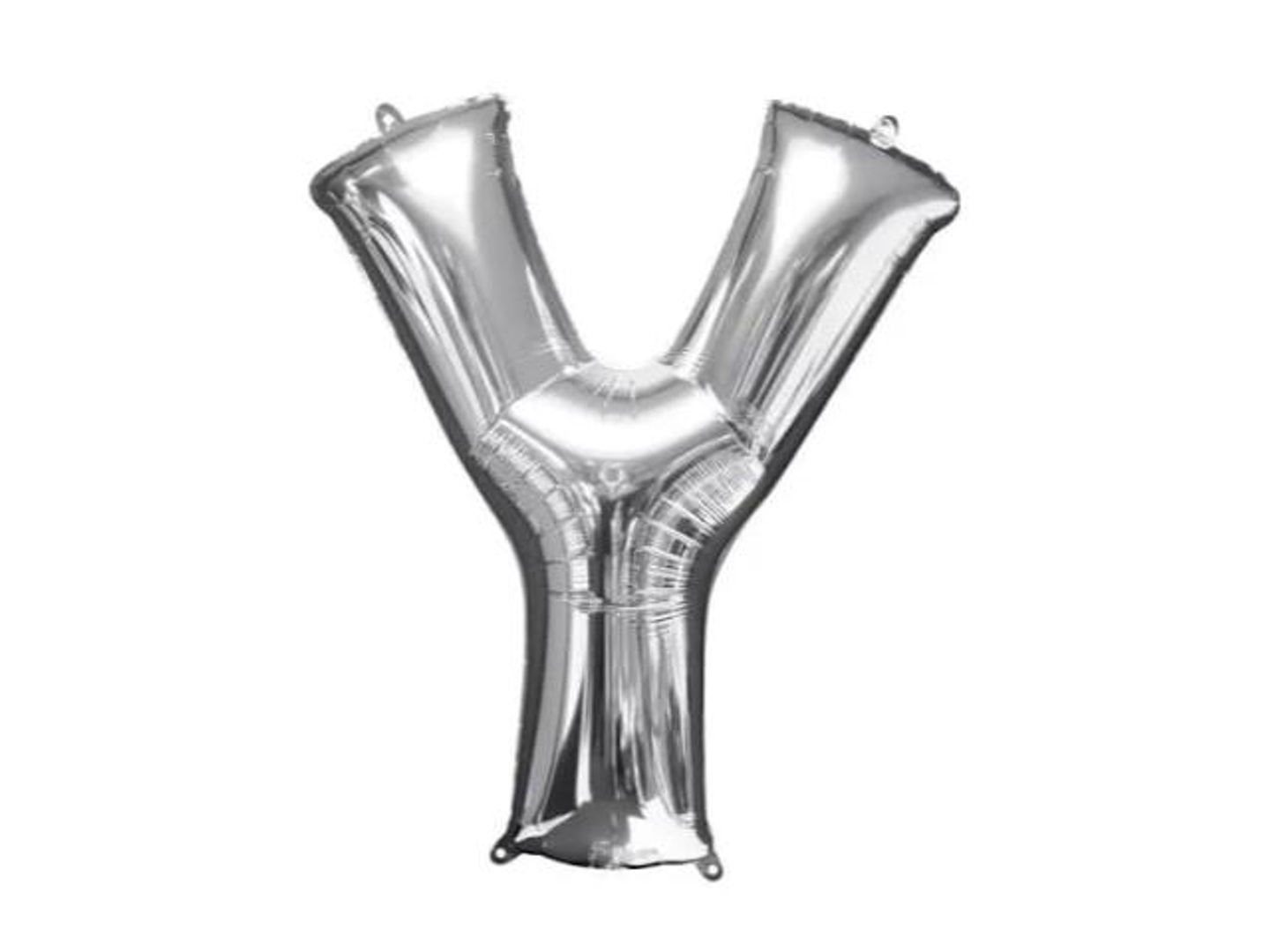 Balloon Letter Y Silver