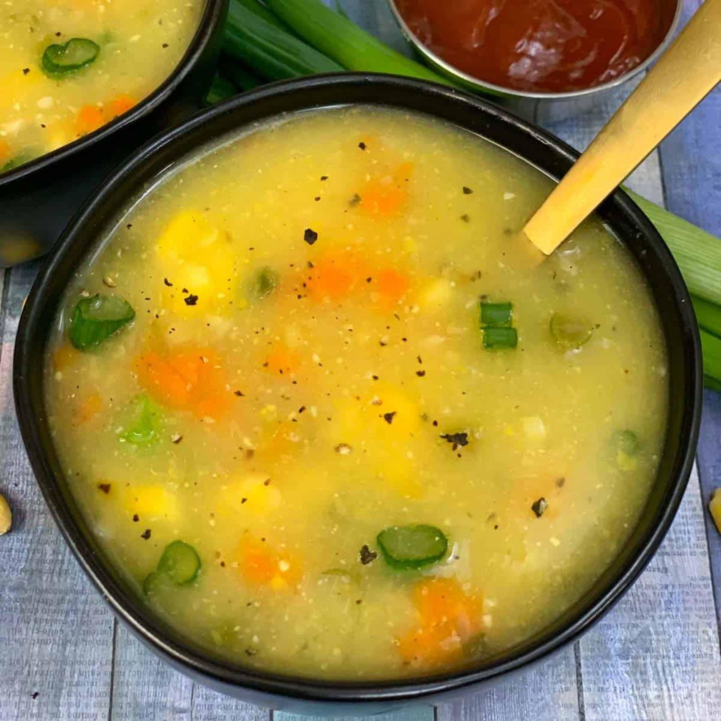 Sweet Corn Veg Soup