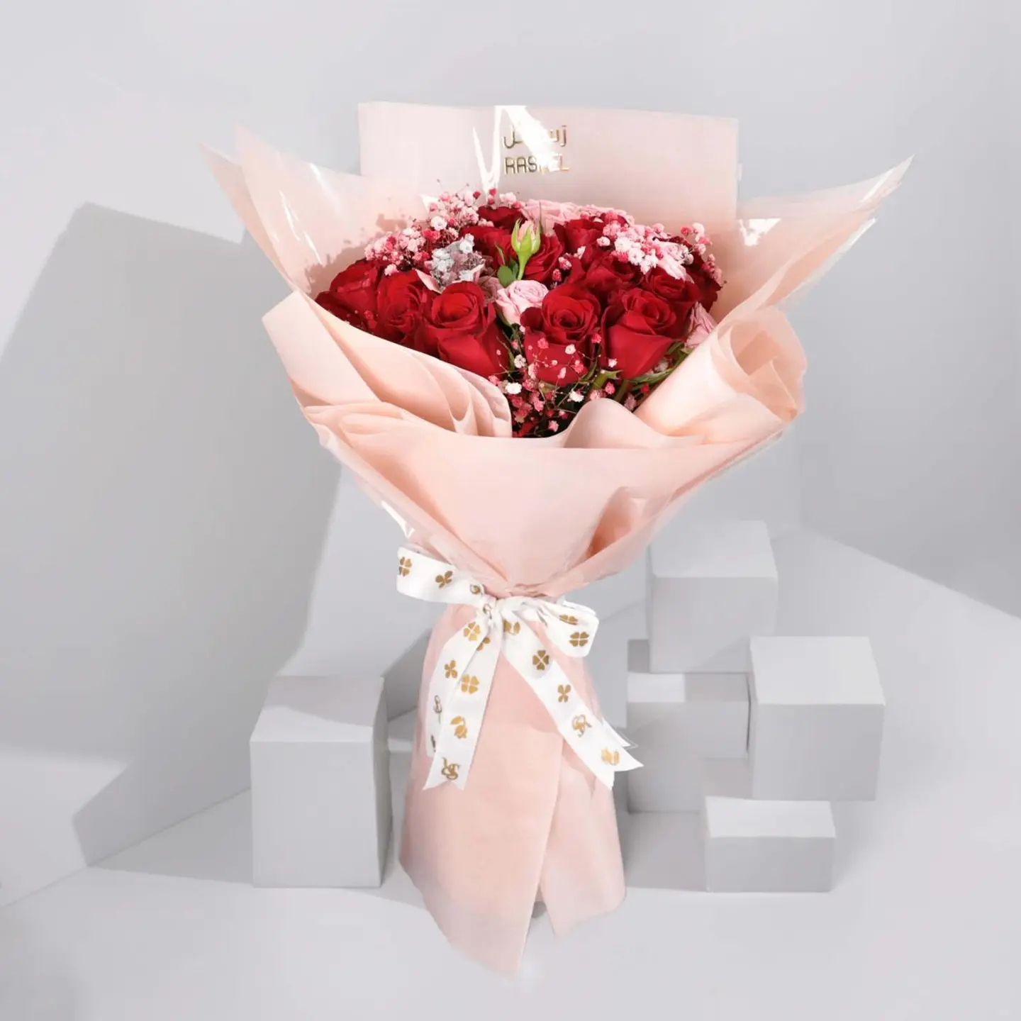 بوكيه بالجوري احمر