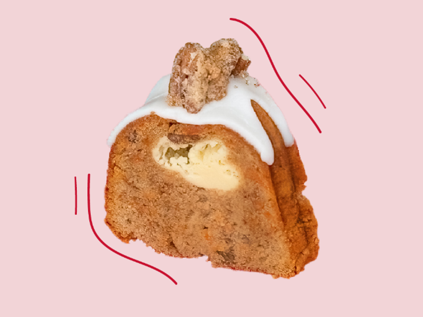 Vintage Carrot Cake - Slice