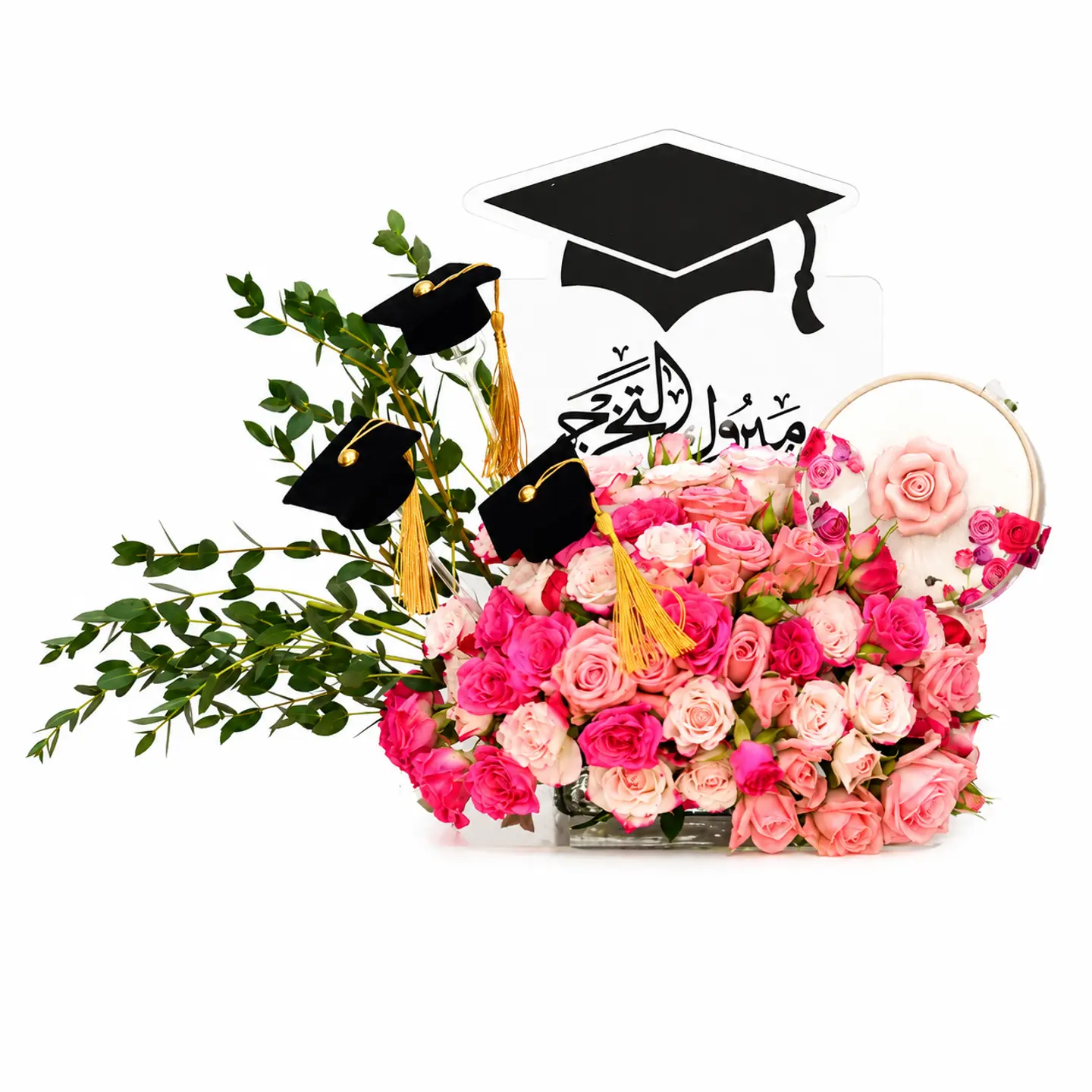 مجموعة زهرة البيبي روز شيكولا بوستاني التخرج