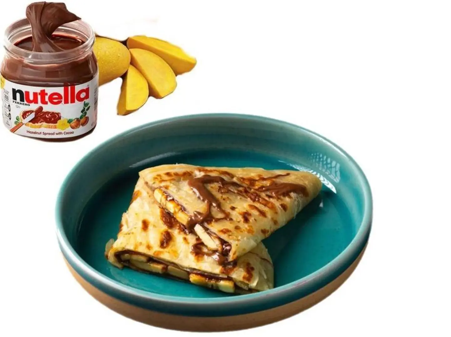 Nutella Mango Paratha