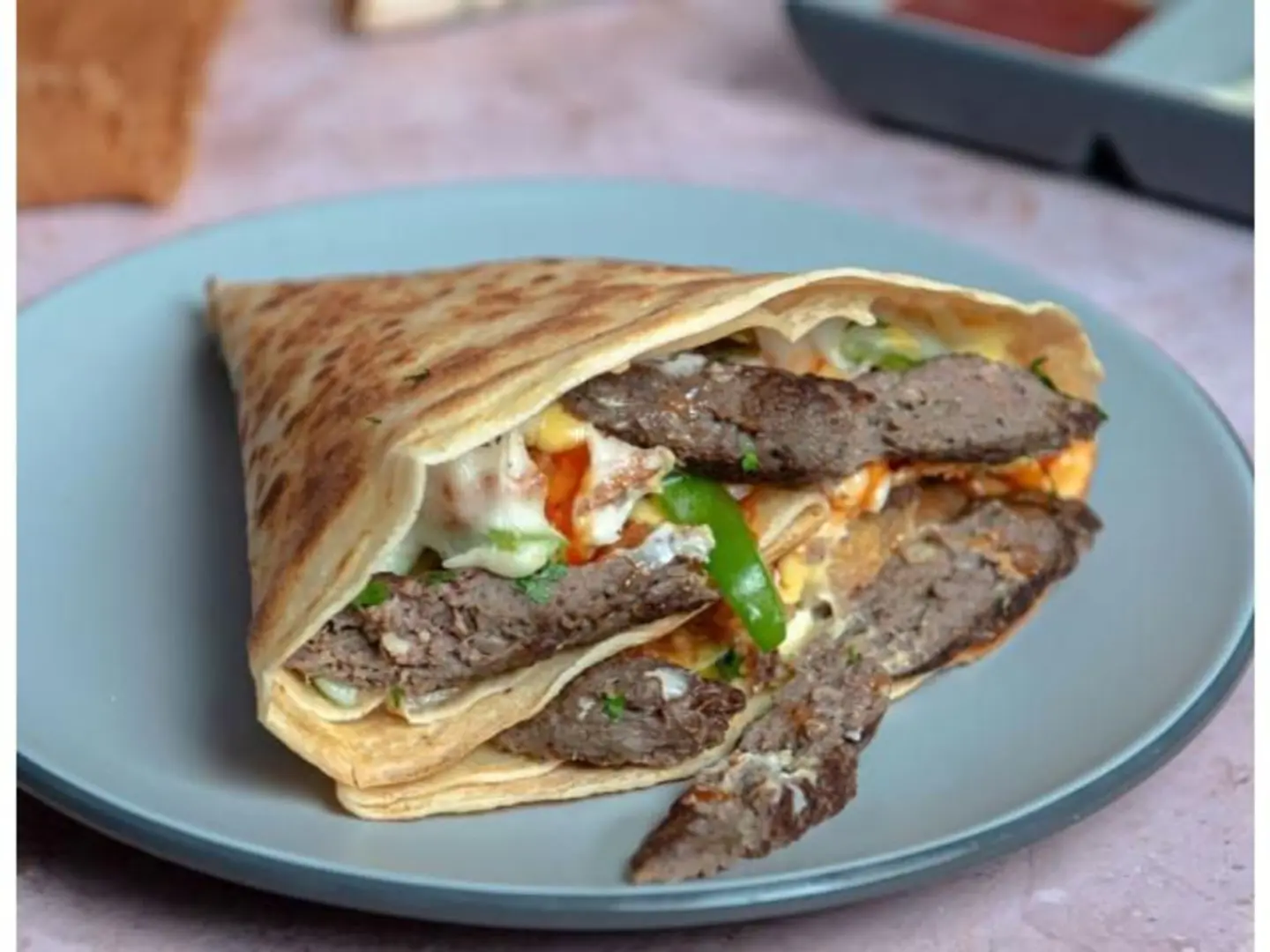 Beef Burger Crepe