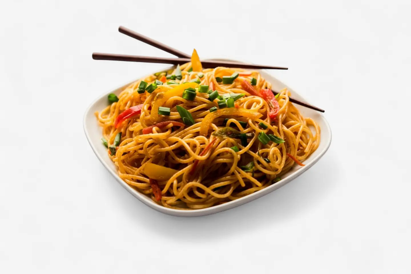 Schezwan Vegetables Macaroni