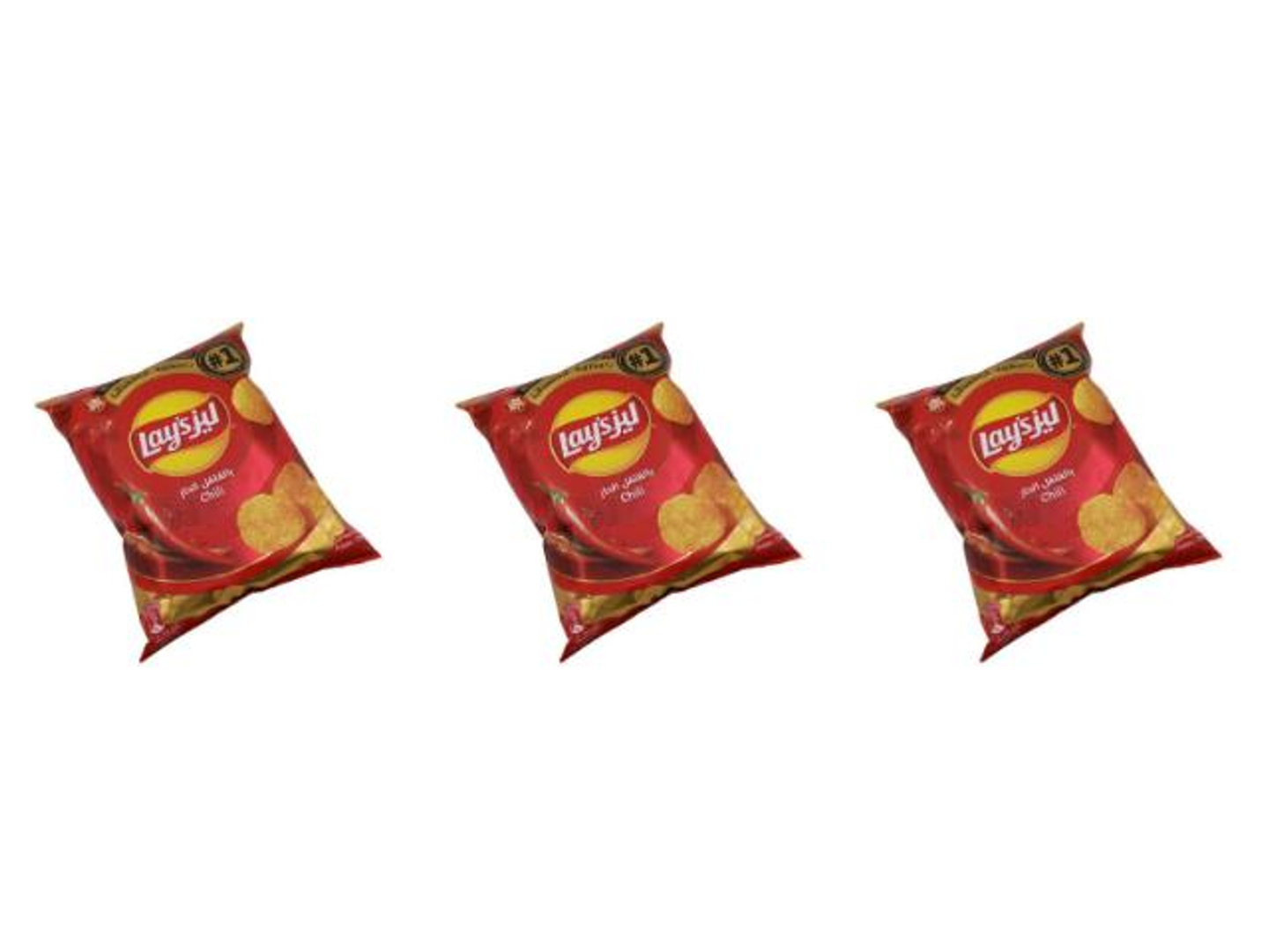 Lays With Chili Medium X3 Pieces